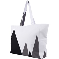 Geometric Landscape Simple Shoulder Bag