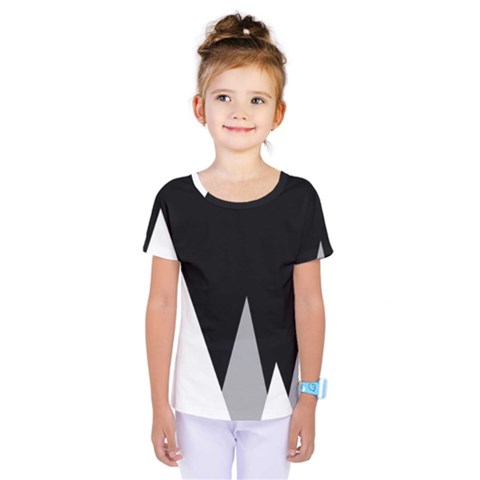 Geometric Landscape Kids  One Piece Tee by Valentinaart