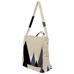 Geometric Landscape Crossbody Backpack