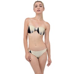 Geometric Landscape Classic Bandeau Bikini Set by Valentinaart