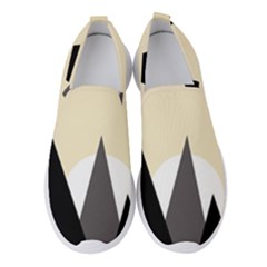 Geometric Landscape Women s Slip On Sneakers