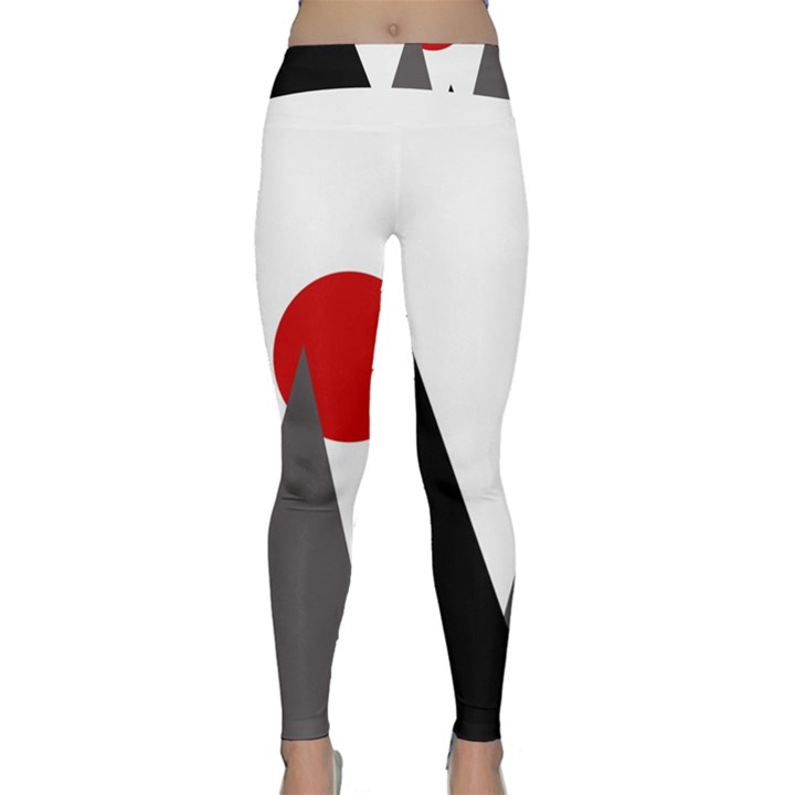 Geometric landscape Classic Yoga Leggings