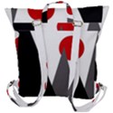 Geometric landscape Buckle Up Backpack View3