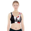 Geometric landscape Sports Bra With Pocket View1