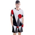 Geometric landscape Men s Mesh Tee and Shorts Set View1