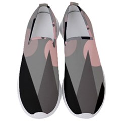 Geometric Landscape Men s Slip On Sneakers