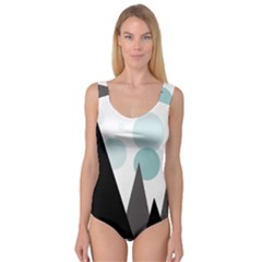 Geometric landscape Princess Tank Leotard 