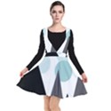 Geometric landscape Plunge Pinafore Dress View1