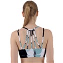 Geometric landscape Line Them Up Sports Bra View2