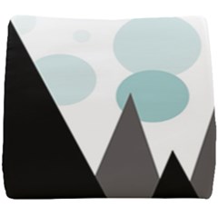 Geometric landscape Seat Cushion