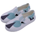 Geometric landscape Kids  Canvas Slip Ons View2