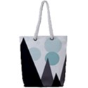 Geometric landscape Full Print Rope Handle Tote (Small) View1