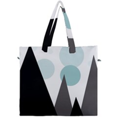 Geometric landscape Canvas Travel Bag