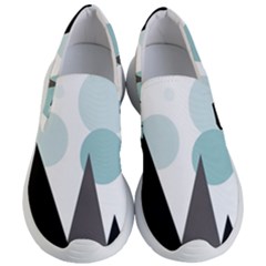 Geometric landscape Women s Lightweight Slip Ons