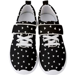 Geometric Pattern Men s Velcro Strap Shoes by Valentinaart