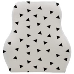 Geometric Pattern Car Seat Velour Cushion  by Valentinaart