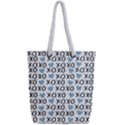 XO Valentines day pattern Full Print Rope Handle Tote (Small) View2