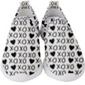 XO Valentines day pattern Kids  Slip On Sneakers View1