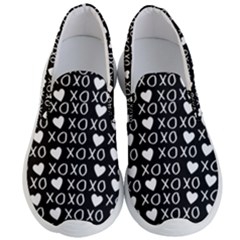 Xo Valentines Day Pattern Men s Lightweight Slip Ons by Valentinaart