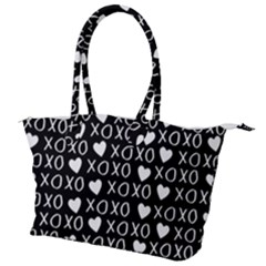 Xo Valentines Day Pattern Canvas Shoulder Bag