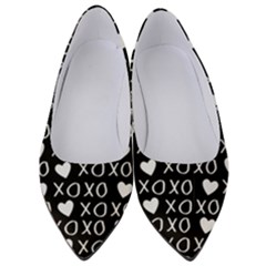 Xo Valentines Day Pattern Women s Low Heels by Valentinaart