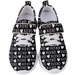 Xo Valentines Day Pattern Women s Velcro Strap Shoes