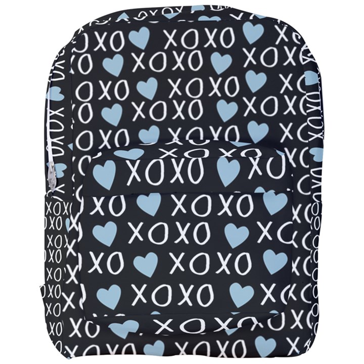 XO Valentines day pattern Full Print Backpack