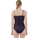 XO Valentines day pattern Cut Out Top Tankini Set View2