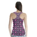 XO Valentines day pattern Racer Back Sports Top View2