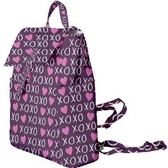 Xo Valentines Day Pattern Buckle Everyday Backpack by Valentinaart