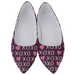 Xo Valentines Day Pattern Women s Low Heels by Valentinaart