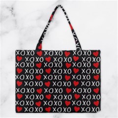 XO Valentines day pattern Medium Tote Bag