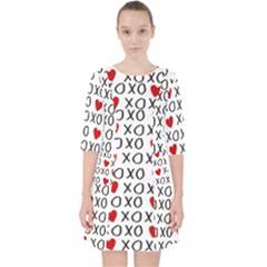 Xo Valentines Day Pattern Pocket Dress by Valentinaart