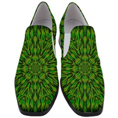 Love The Tulips In The Right Season Slip On Heel Loafers