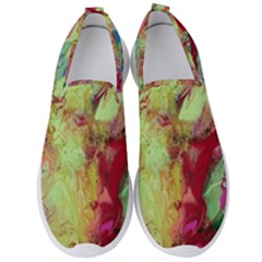 Neon World  Men s Slip On Sneakers by arwwearableart