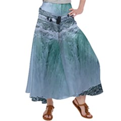 Niagara Falls Satin Palazzo Pants by Riverwoman