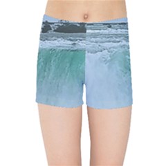 Niagara Falls Kids  Sports Shorts by Riverwoman