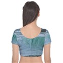 Niagara falls Velvet Short Sleeve Crop Top  View2