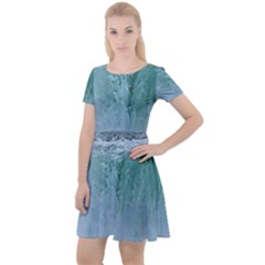 Niagara Falls Cap Sleeve Velour Dress 