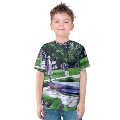 Shakespeare Garden Stratford Kids  Cotton Tee by Riverwoman