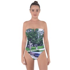 Shakespeare Garden Stratford Tie Back One Piece Swimsuit by Riverwoman