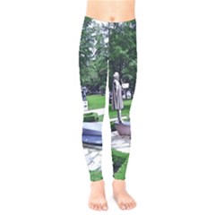 Shakespeare Garden Stratford Kids  Legging by Riverwoman