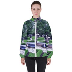 Shakespeare Garden Stratford High Neck Windbreaker (women) by Riverwoman