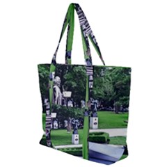 Shakespeare Garden Stratford Zip Up Canvas Bag