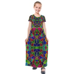 Ml 85 Kids  Short Sleeve Maxi Dress by ArtworkByPatrick