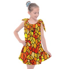 Ml-88 Kids  Tie Up Tunic Dress by ArtworkByPatrick