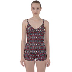 Ml-89 Tie Front Two Piece Tankini by ArtworkByPatrick