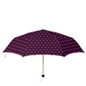 Pink Black Polka Dots Folding Umbrellas View3