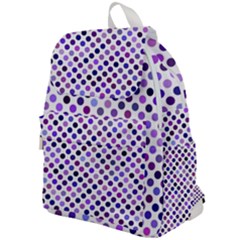 Shades Of Purple Polka Dots Top Flap Backpack by retrotoomoderndesigns