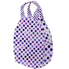 Shades Of Purple Polka Dots Travel Backpacks